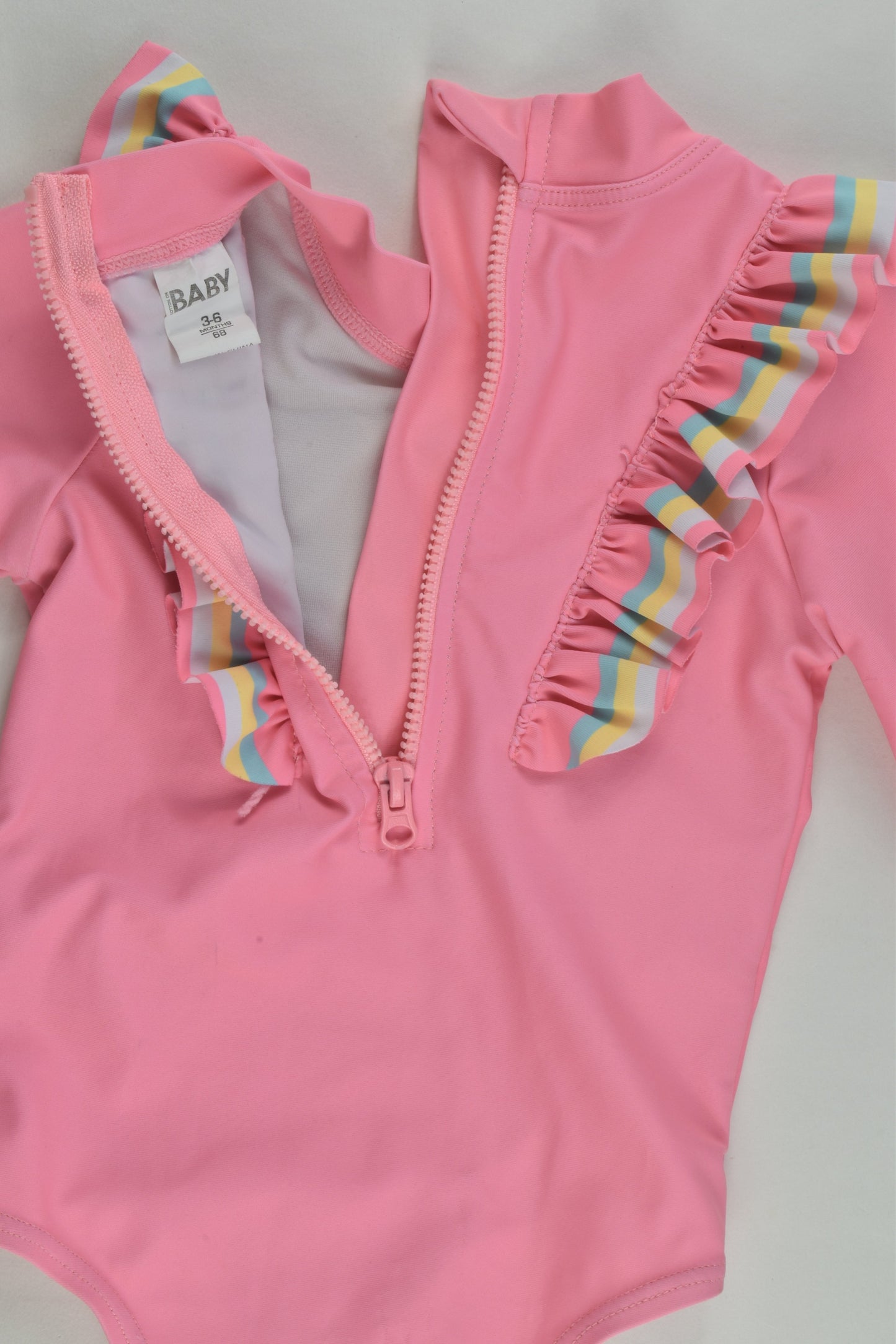 Cotton On Baby Size 00 Cocatoo Rashie Swimsuit