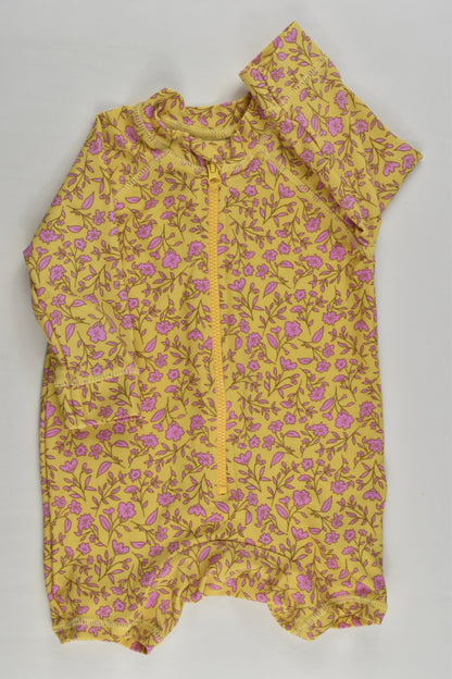 Cotton On Baby Size 00 Floral Swimsuit