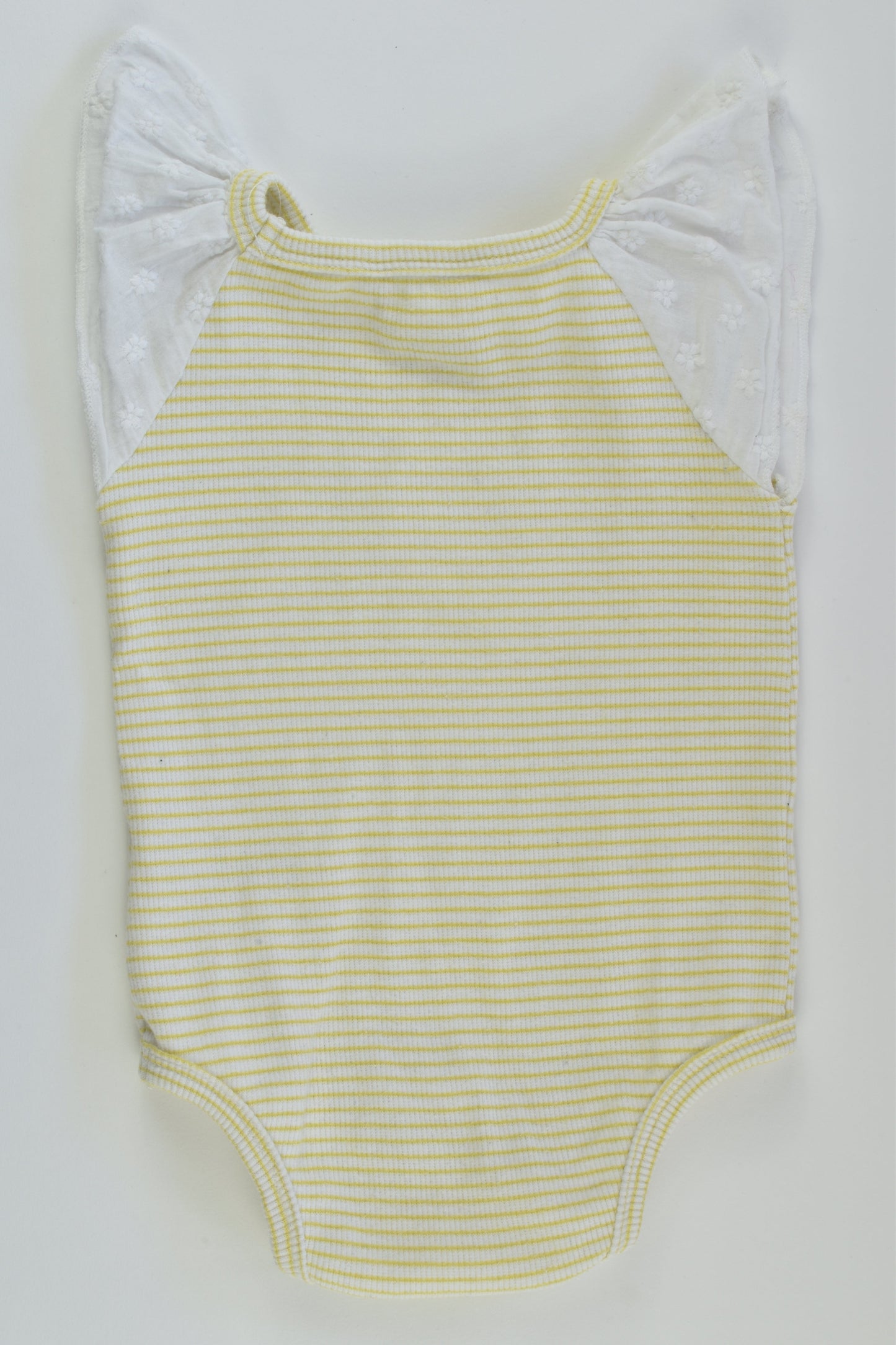 Cotton On Baby Size 00 Ribbed Bodysuit