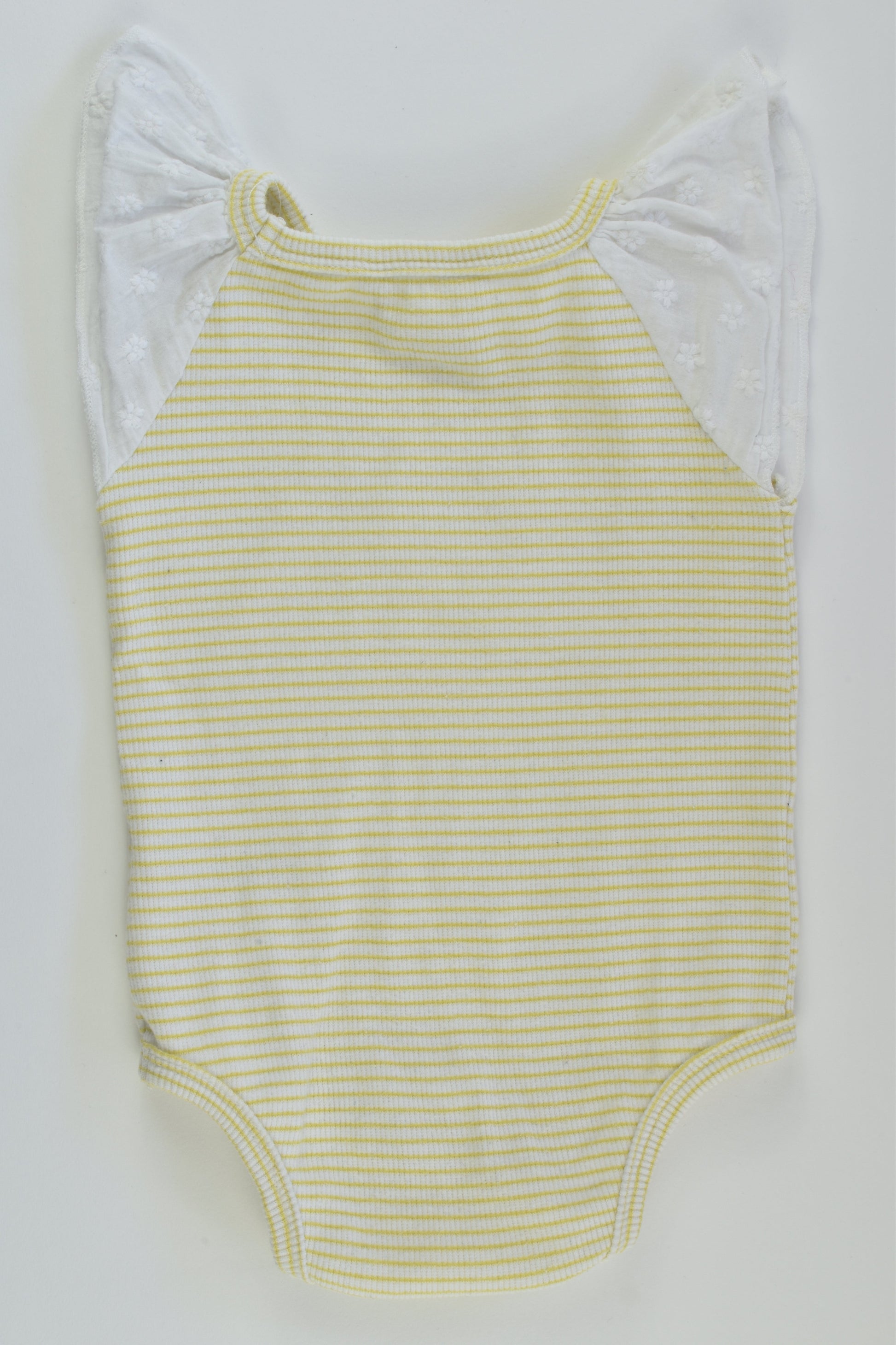 Cotton On Baby Size 00 Ribbed Bodysuit