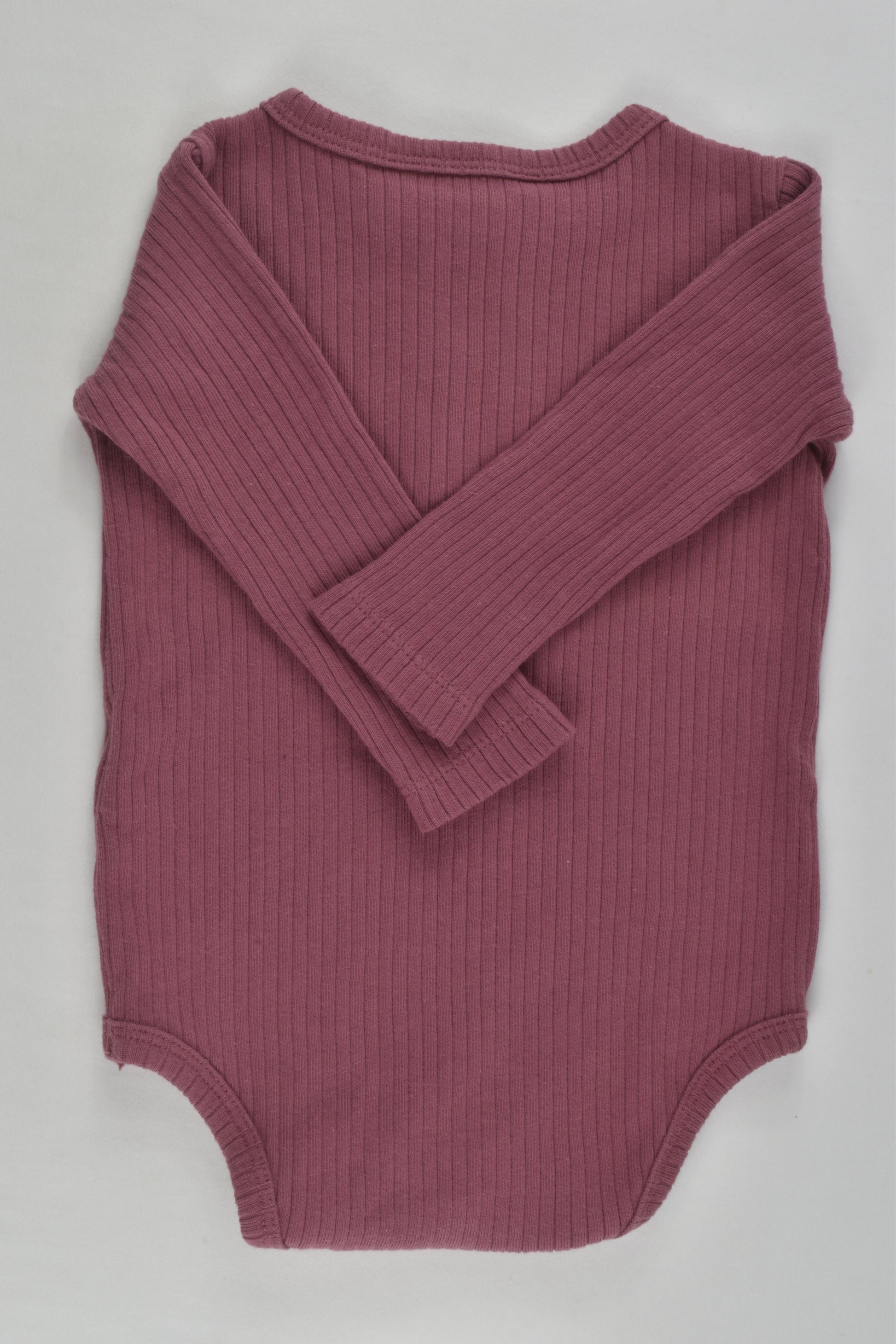 Cotton On Baby Size 00 Ribbed Bodysuit