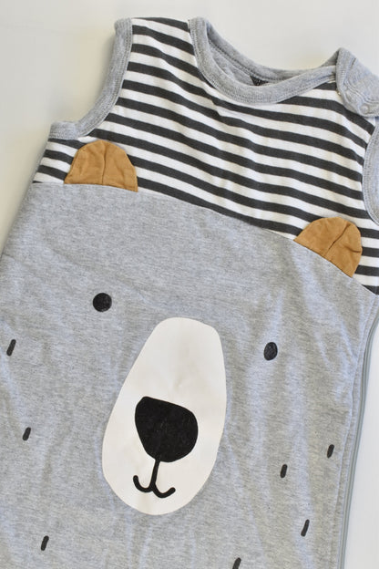Cotton On Baby Size 000-00 (0-6 months) Approx 2.5 Tog Bear Sleeping Bag