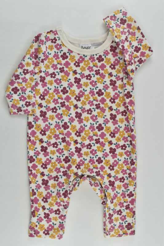 Cotton On Baby Size 000 Floral Romper
