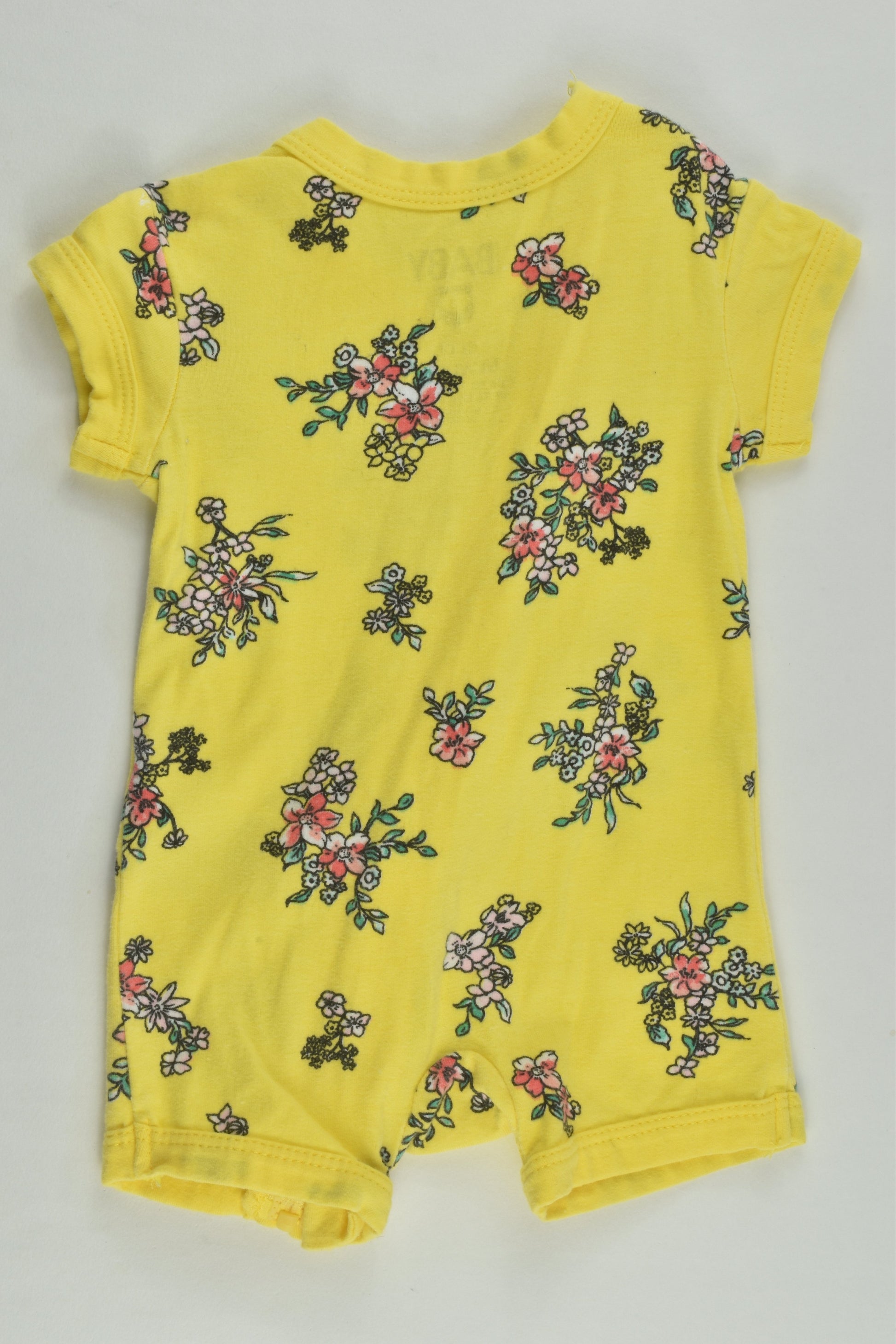 Cotton On Baby Size 0000 Floral Short Romper