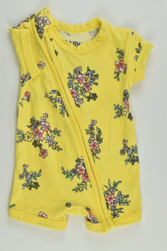 Cotton On Baby Size 0000 Floral Short Romper