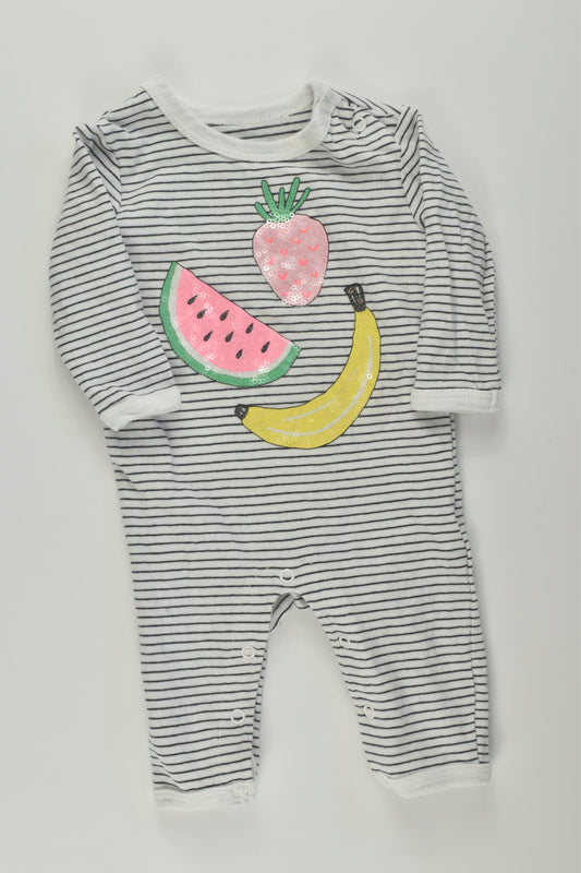 Cotton On Baby Size 0000 Fruit Romper