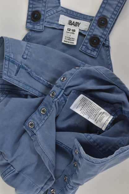 Cotton On Baby Size 1 Short Overalls