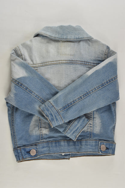 Cotton On Kid Size 2 Stretchy Denim Jacket