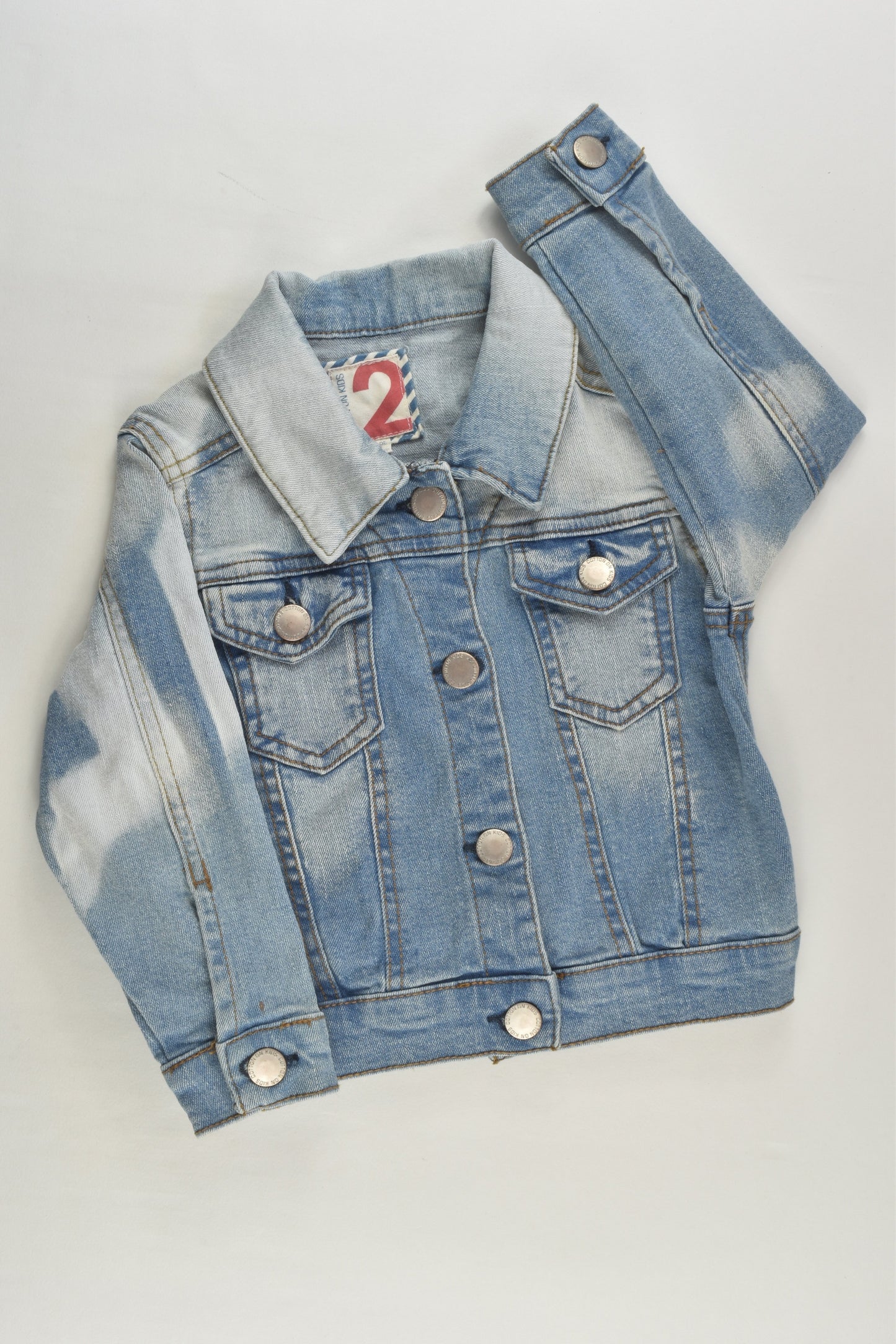 Cotton On Kid Size 2 Stretchy Denim Jacket