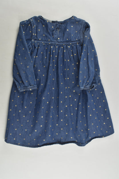 Cotton On Kids Size 1 Denim Dress