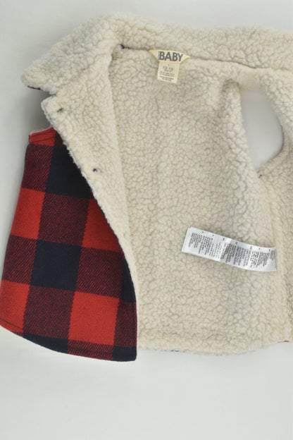 Cotton On Kids Size 1 Sherpa Vest