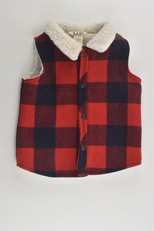 Cotton On Kids Size 1 Sherpa Vest