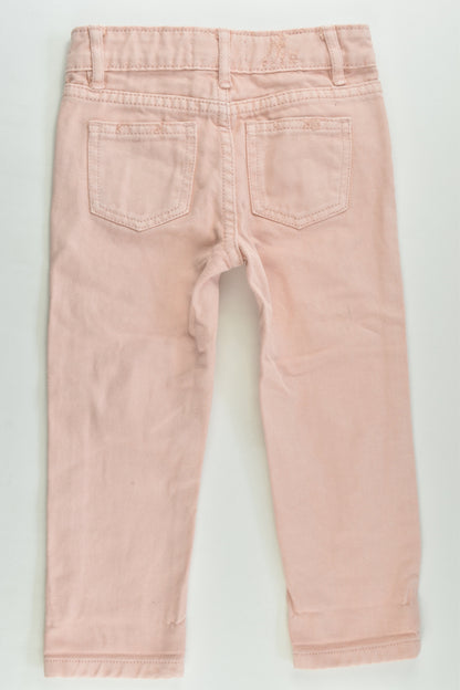 Cotton On Kids Size 2 Pink Denim Pants