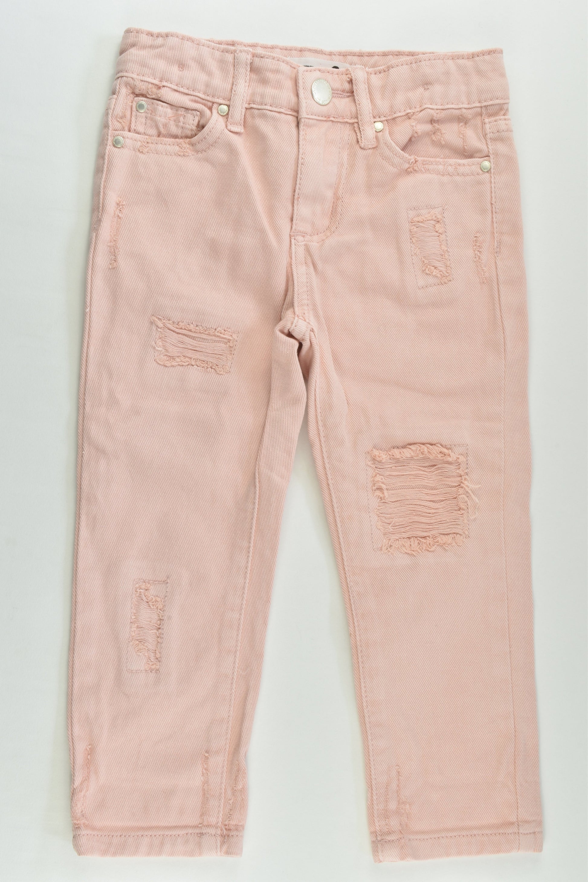 Cotton On Kids Size 2 Pink Denim Pants