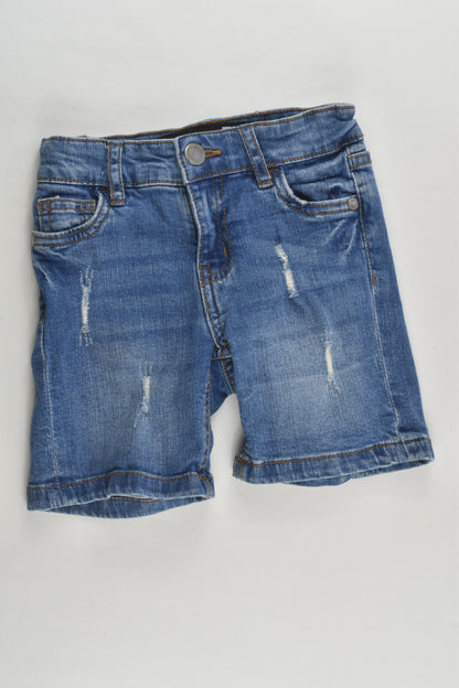 Cotton On Kids Size 2 Stretchy Denim Shorts