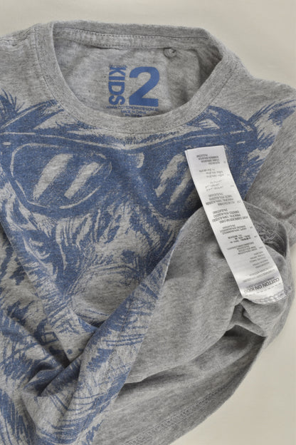 Cotton On Kids Size 2 Tiger T-shirt