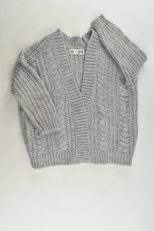 Cotton On Kids Size 3-4 Knit Cardigan