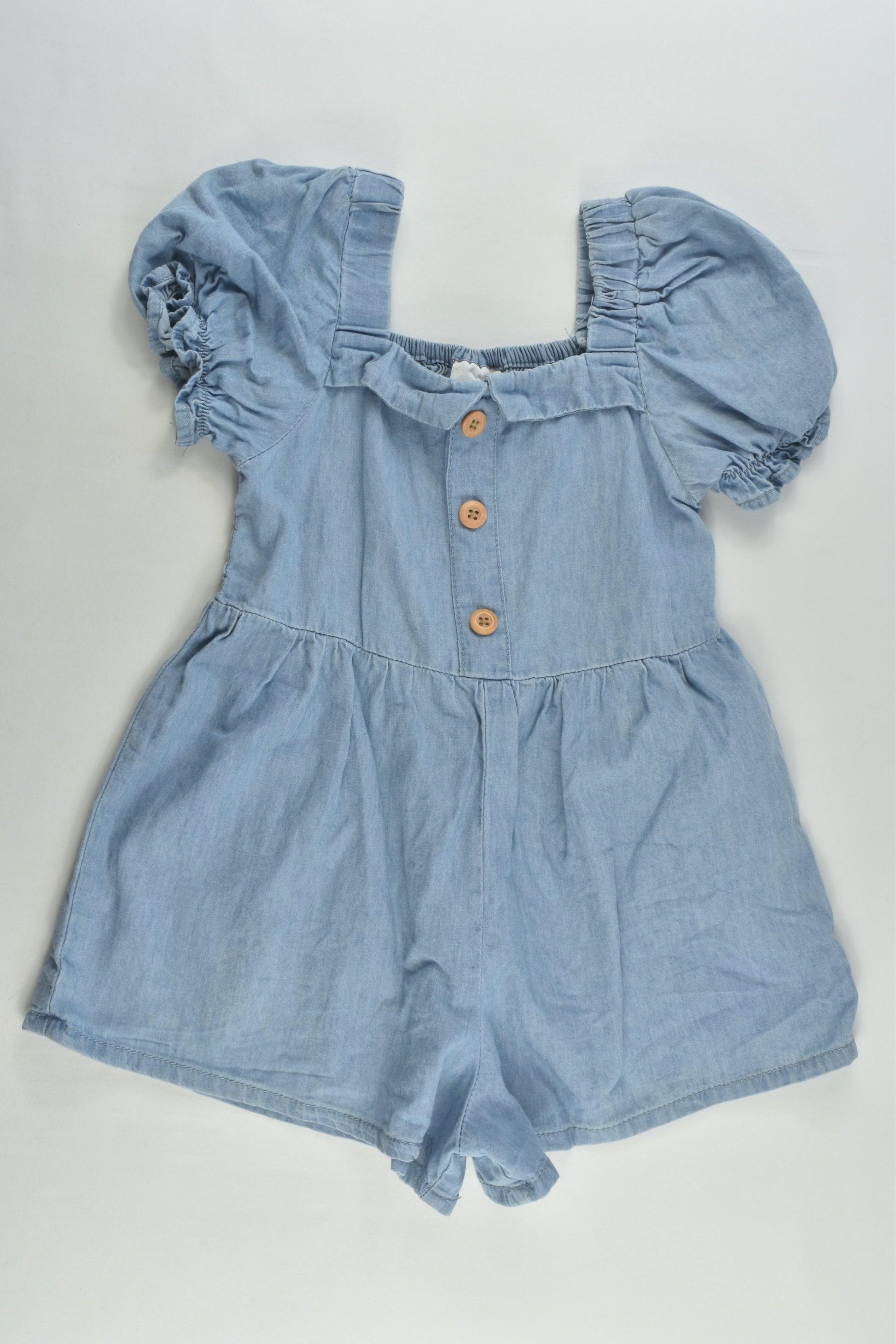 Cotton On Kids Size 3 Lightweight Denim Playsuit