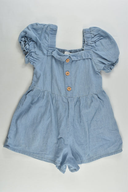 Cotton On Kids Size 3 Lightweight Denim Playsuit