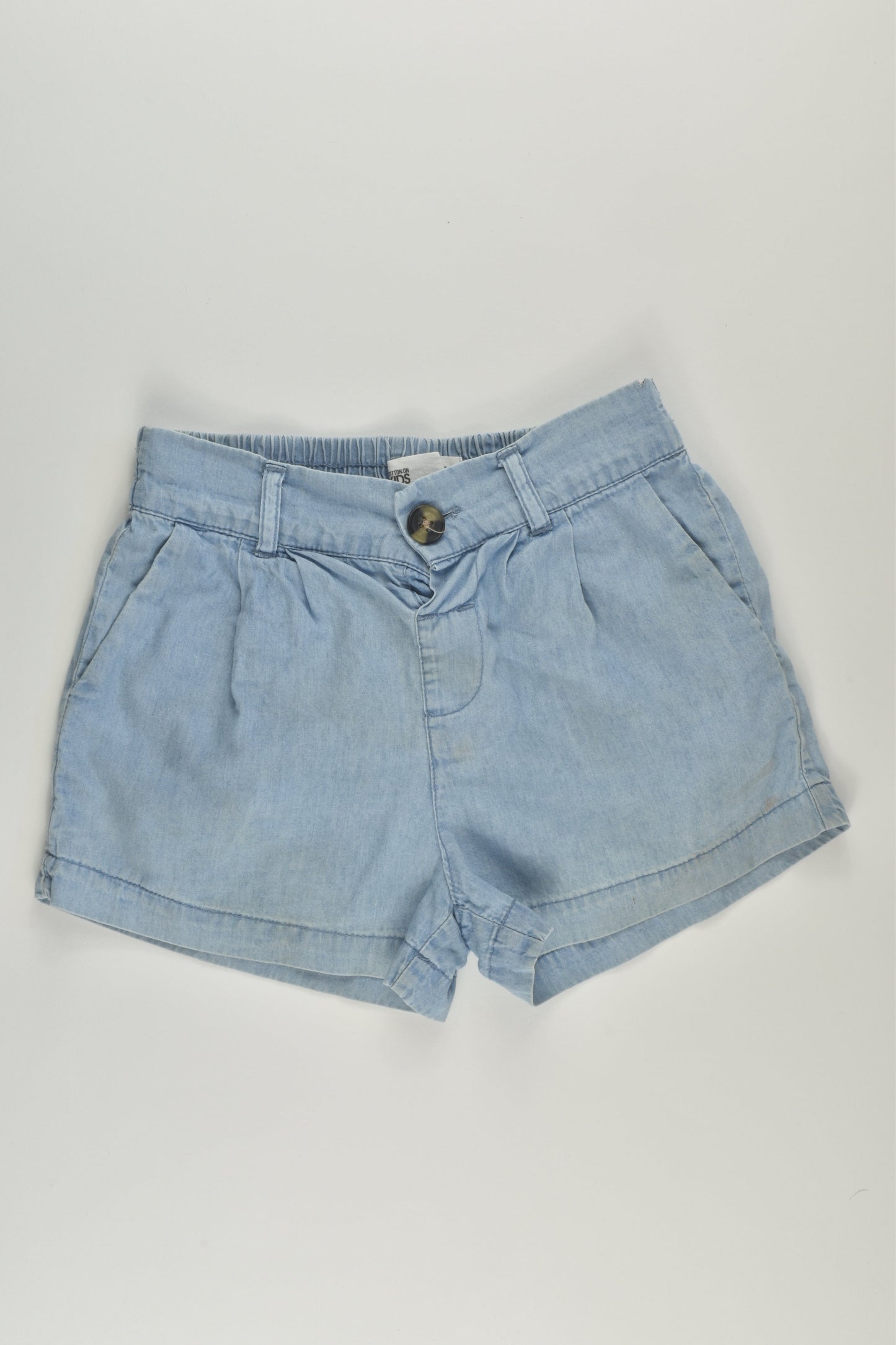 Cotton On Kids Size 3 Lightweight Denim Shorts