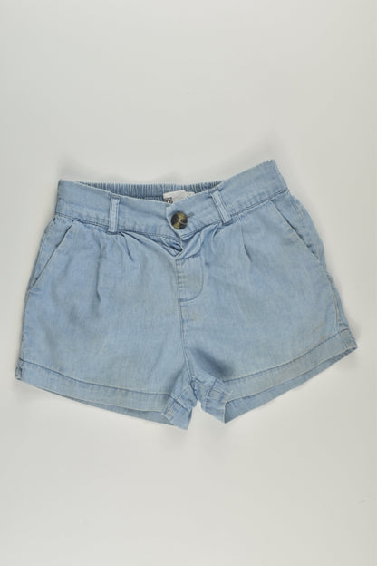 Cotton On Kids Size 3 Lightweight Denim Shorts