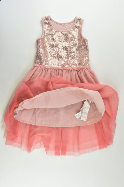 Cotton On Kids Size 3 Lined Sequins and Tulle Dress