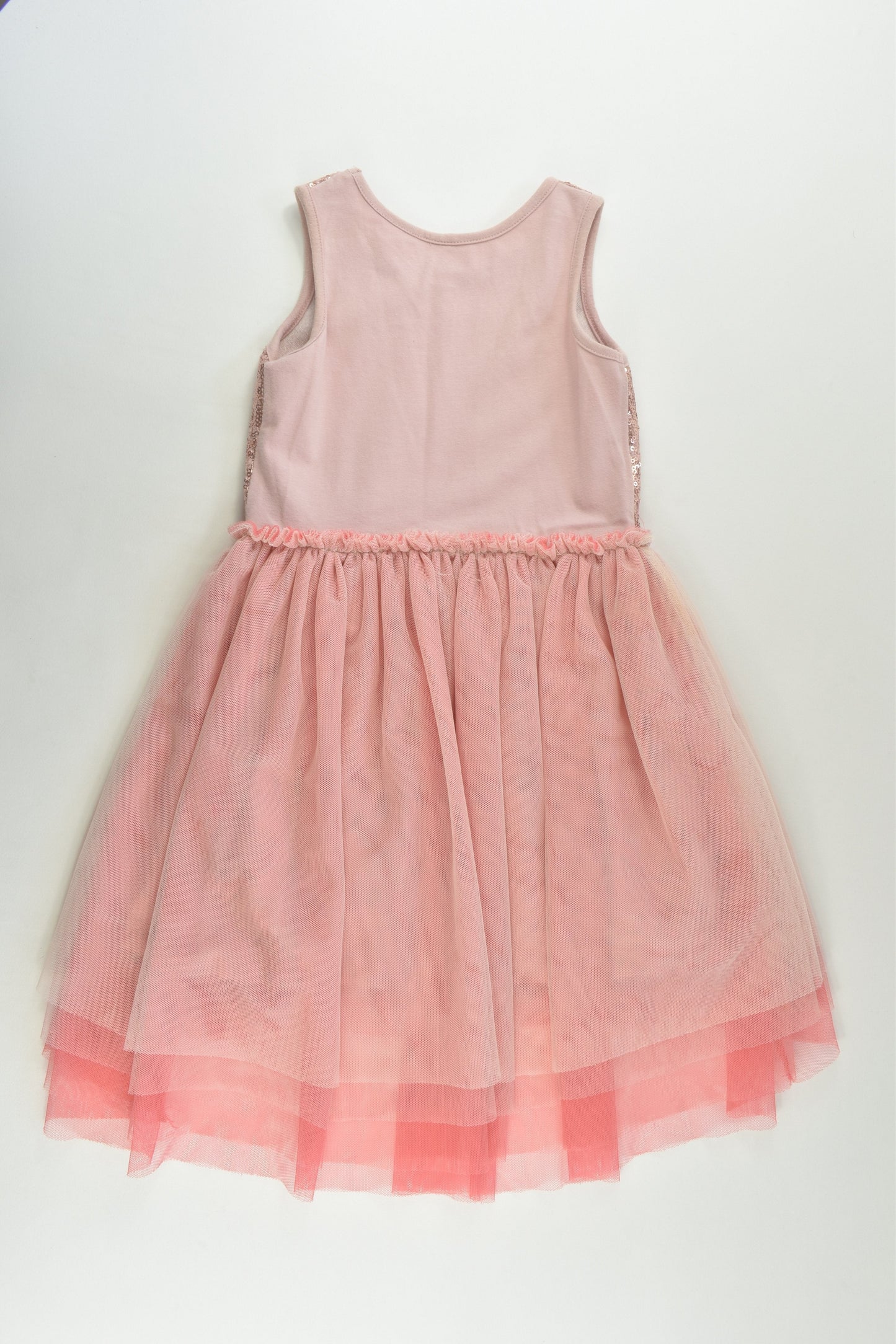 Cotton On Kids Size 3 Lined Sequins and Tulle Dress