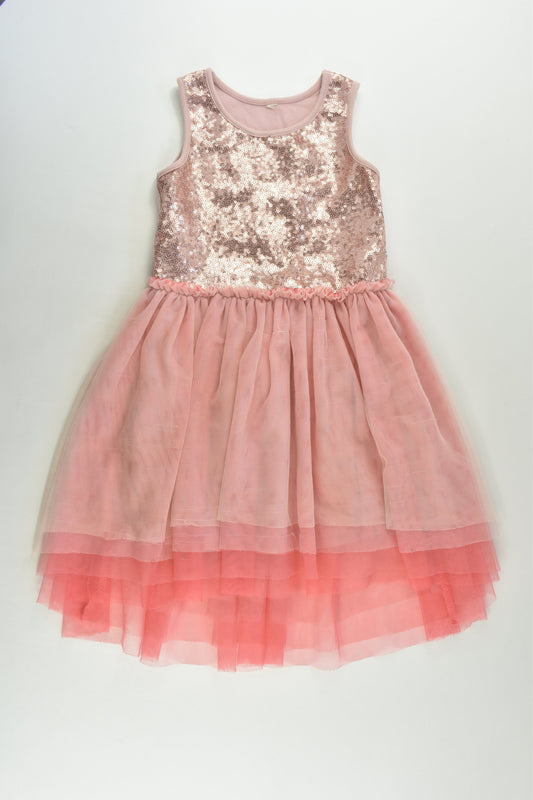 Cotton On Kids Size 3 Lined Sequins and Tulle Dress