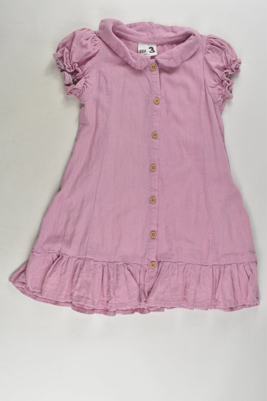 Cotton On Kids Size 3 Linen Blend Dress