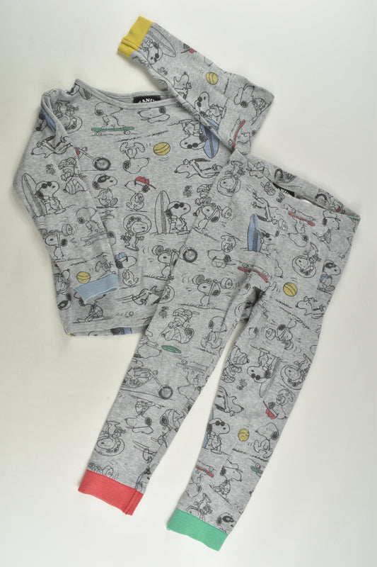 Cotton On Kids Size 3 Peanuts Pyjamas