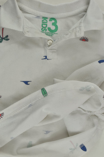 Cotton On Kids Size 3 Polo Shirt