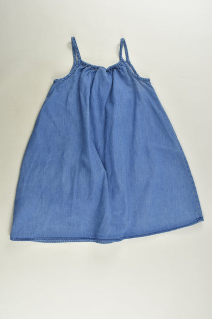 Cotton On Kids Size 3 Rainbows Denim Dress
