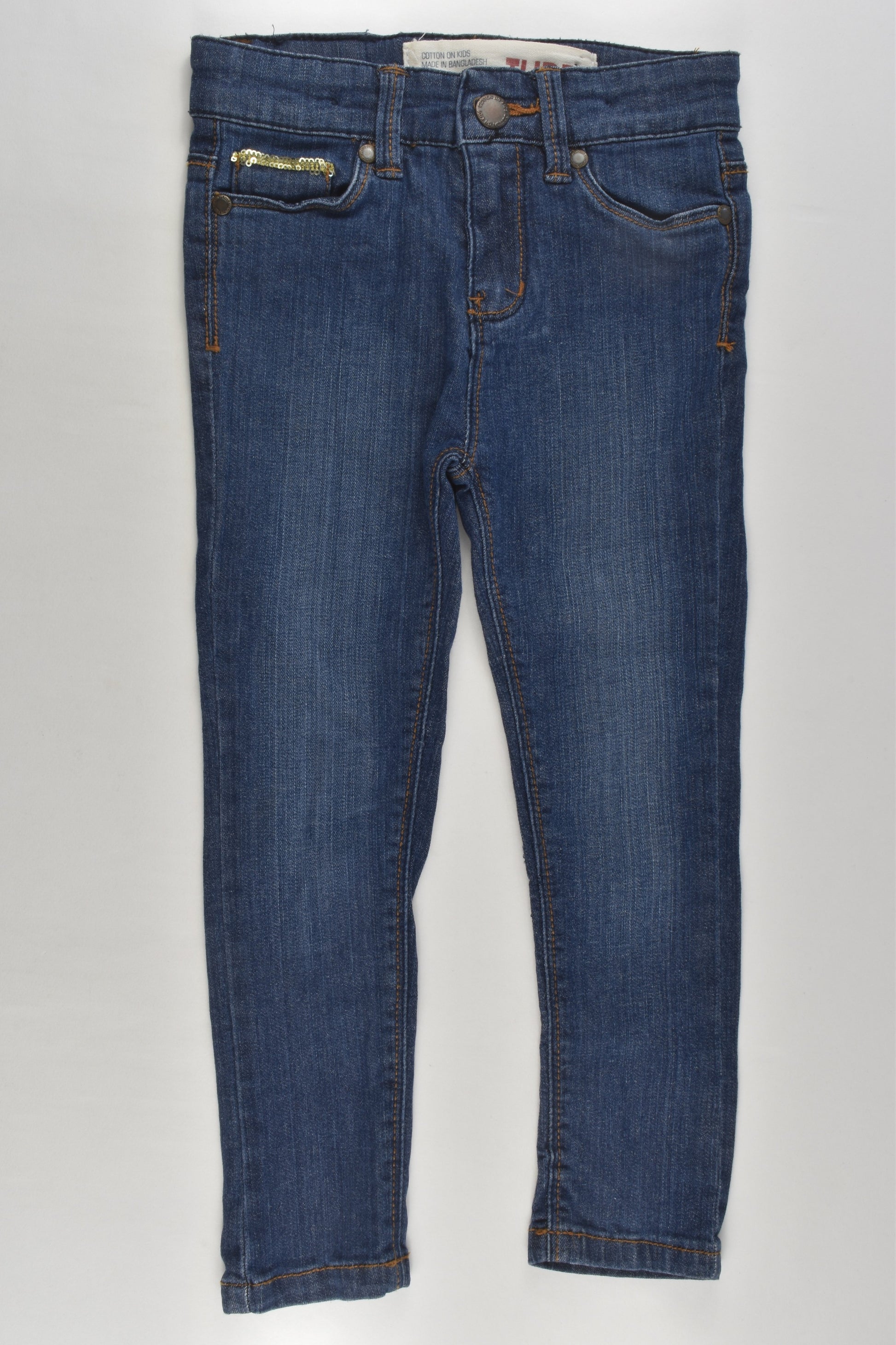 Cotton On Kids Size 3 Stretchy Denim Pants
