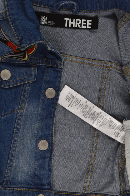Cotton On Kids Size 3 Upcycled Denim Jacket