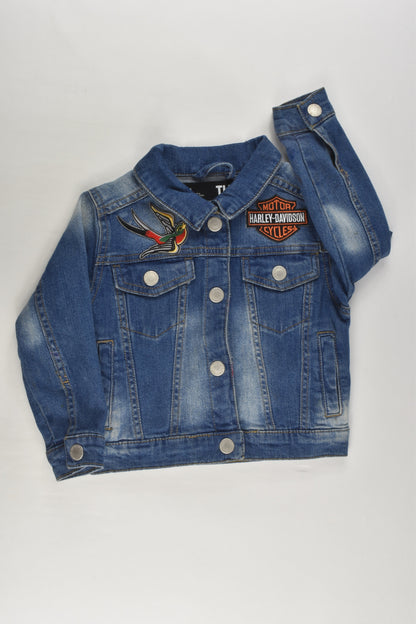 Cotton On Kids Size 3 Upcycled Denim Jacket