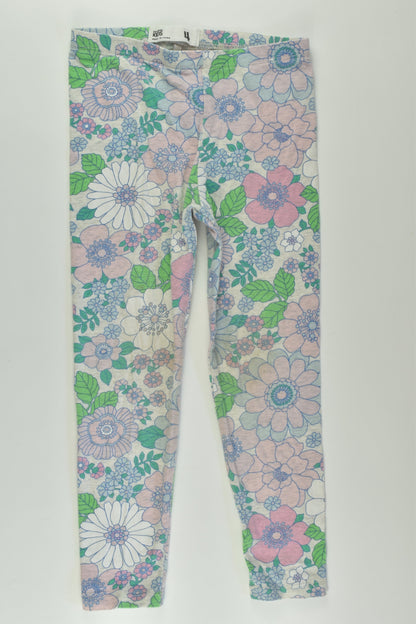 Cotton On Kids Size 4 Floral Leggings