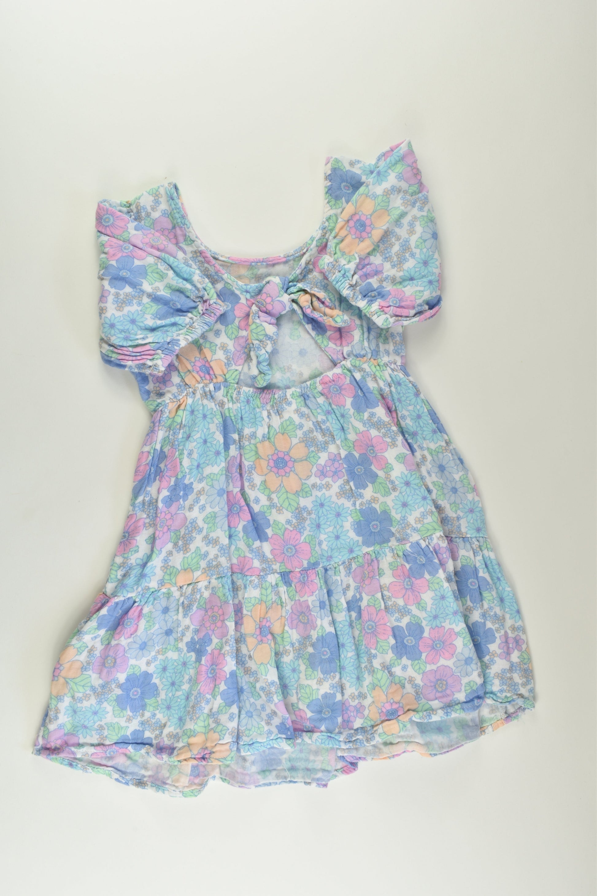 Cotton On Kids Size 4 Floral Muslin Dress