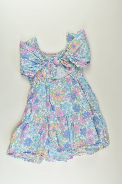 Cotton On Kids Size 4 Floral Muslin Dress