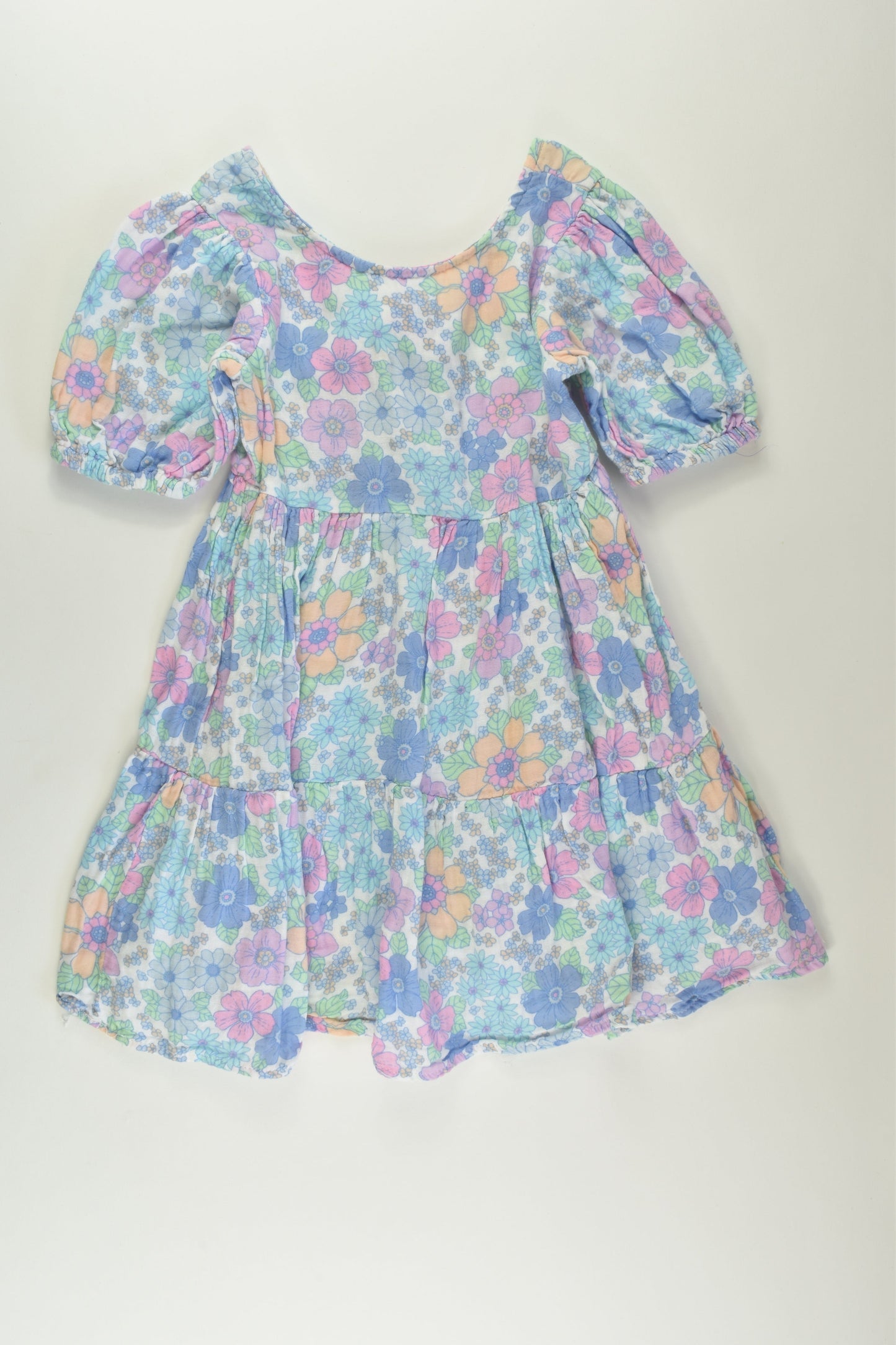 Cotton On Kids Size 4 Floral Muslin Dress