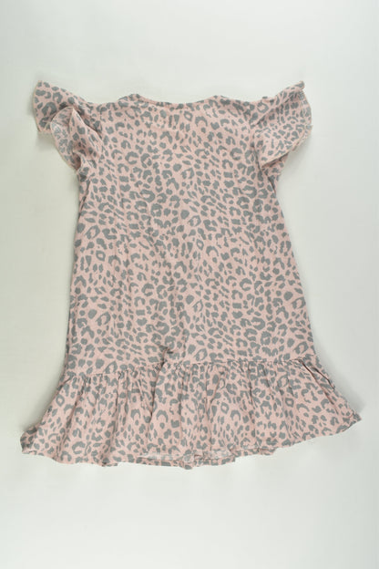 Cotton On Kids Size 4 Leopard Print Dress