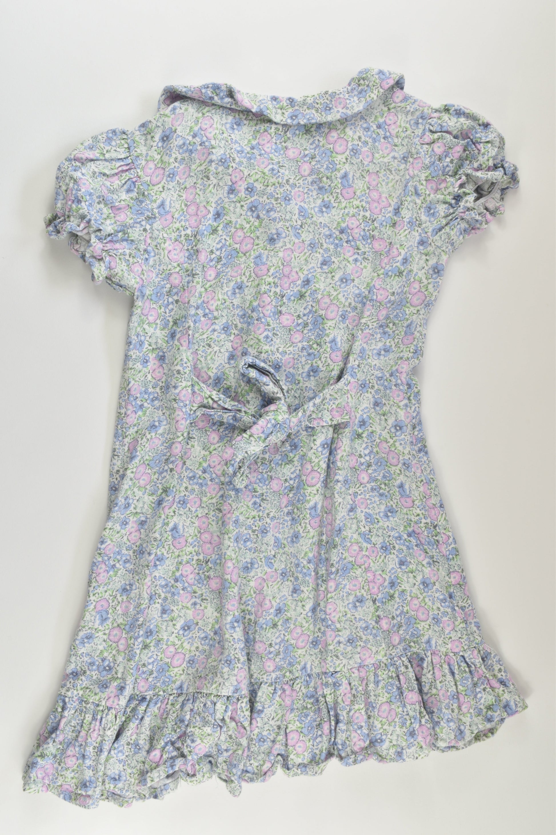 Cotton On Kids Size 4 Linen Blend Liberty Print Dress
