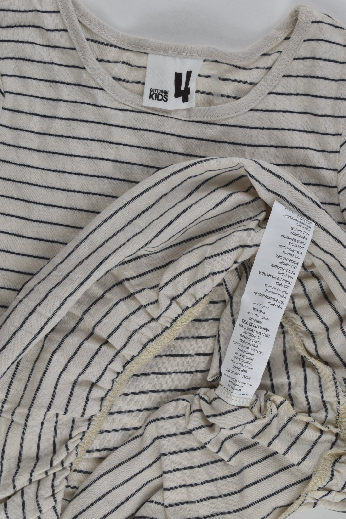 Cotton On Kids Size 4 Striped Dress