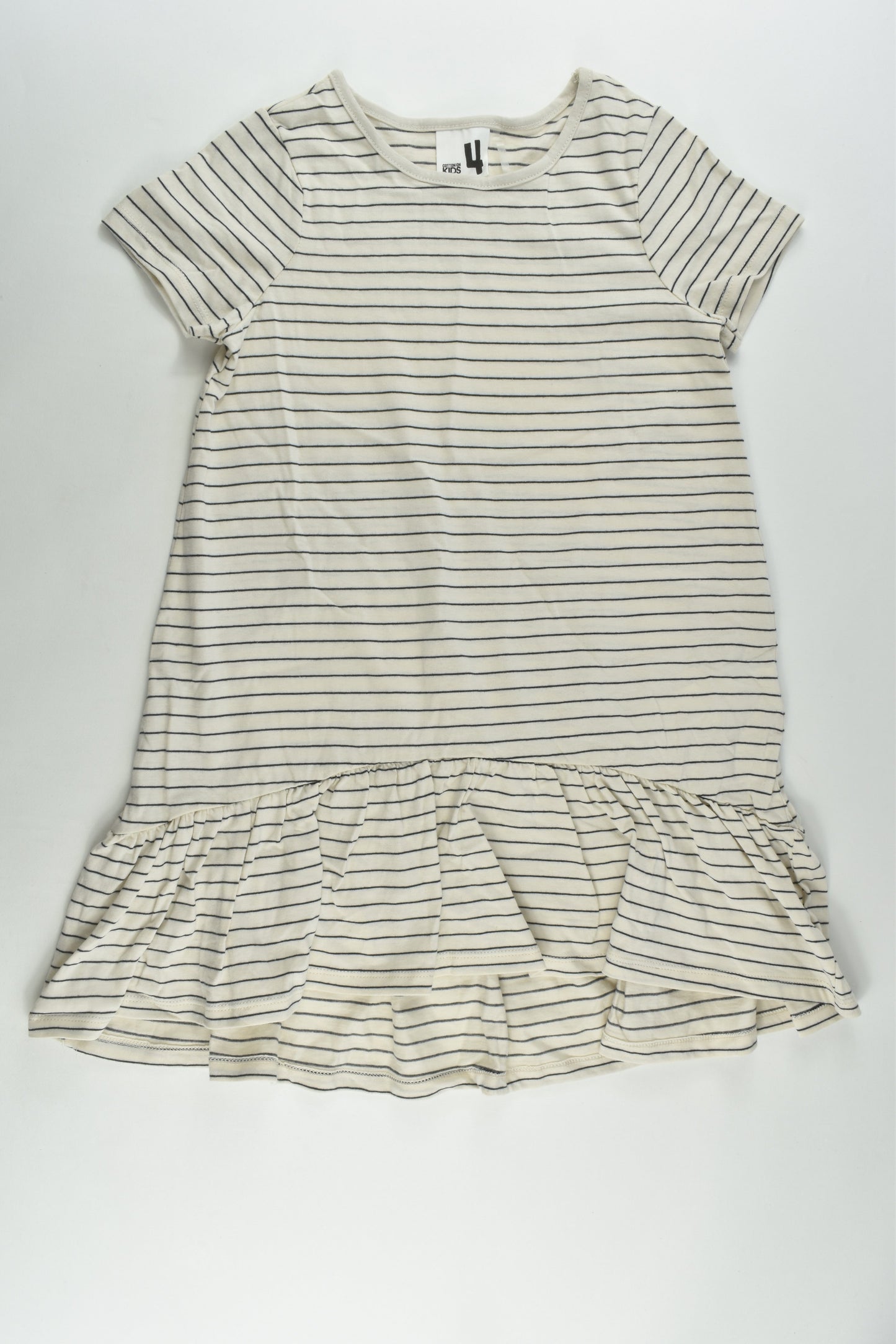 Cotton On Kids Size 4 Striped Dress