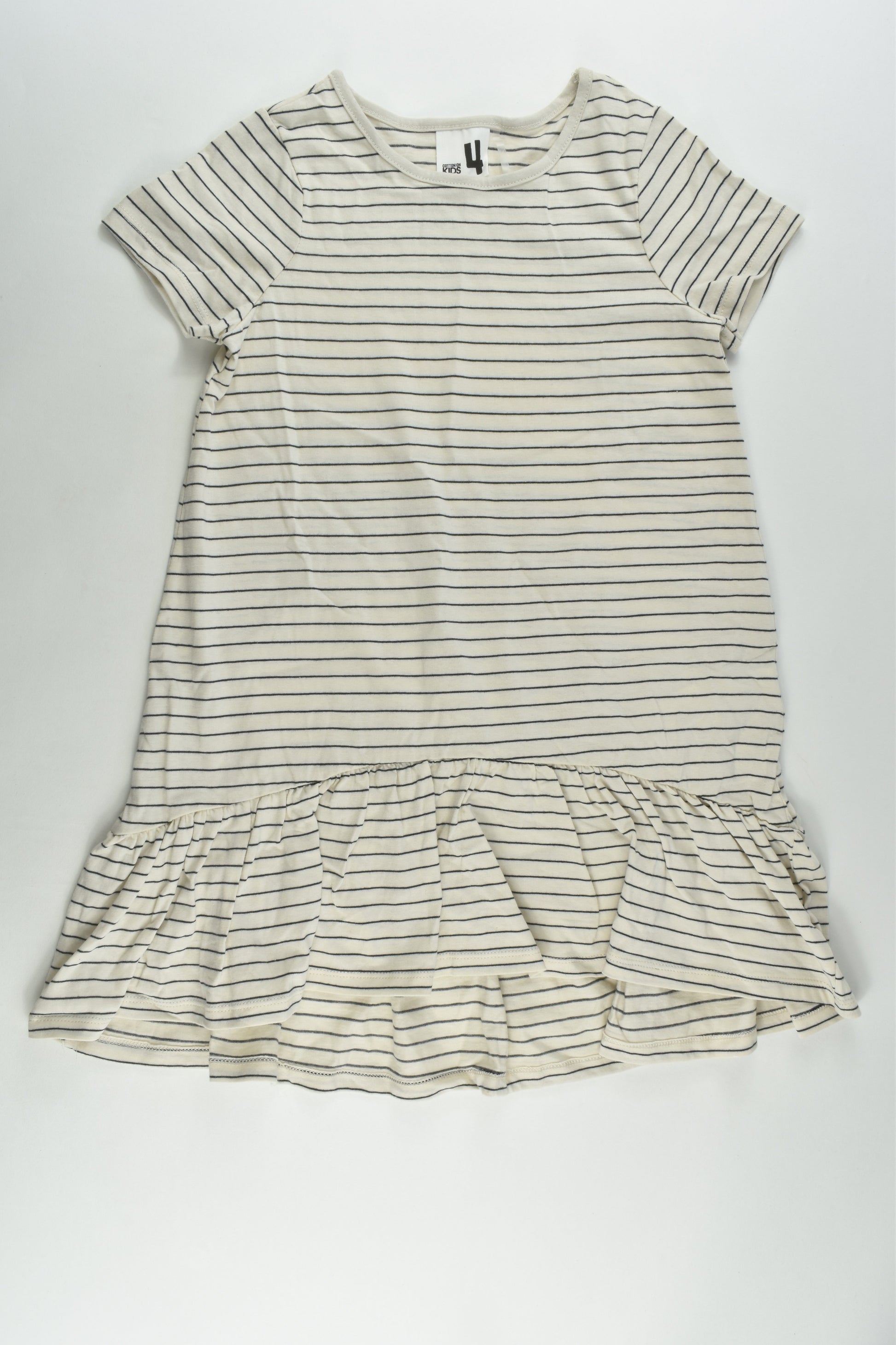 Cotton On Kids Size 4 Striped Dress