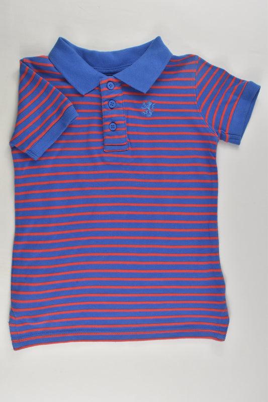 Cotton On Kids Size 4 Striped Polo Shirt
