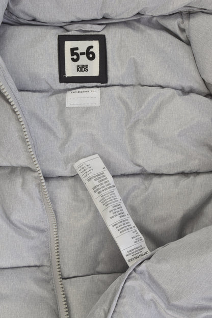 Cotton On Kids Size 5-6 Warm Hooded Puffer Vest