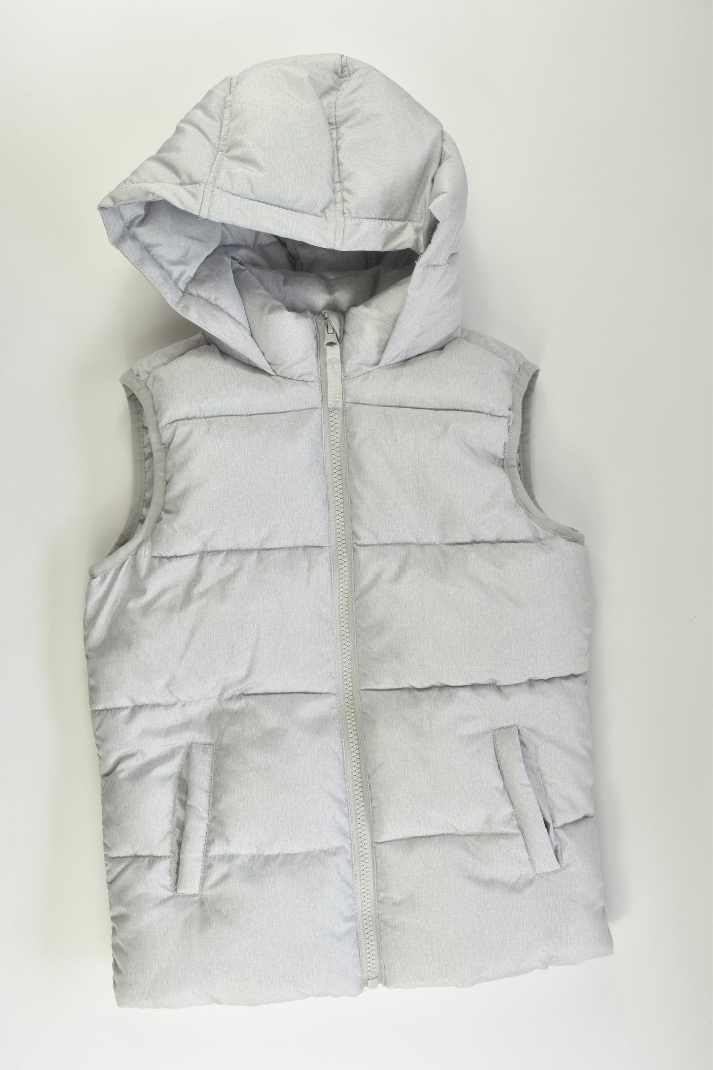 Cotton On Kids Size 5-6 Warm Hooded Puffer Vest