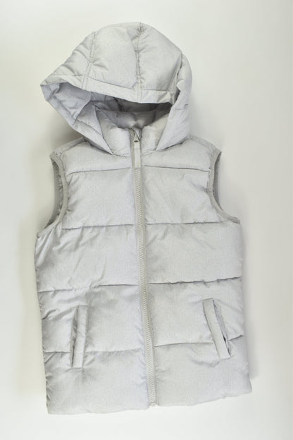 Cotton On Kids Size 5-6 Warm Hooded Puffer Vest