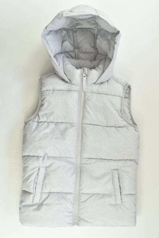 Cotton On Kids Size 5-6 Warm Hooded Puffer Vest