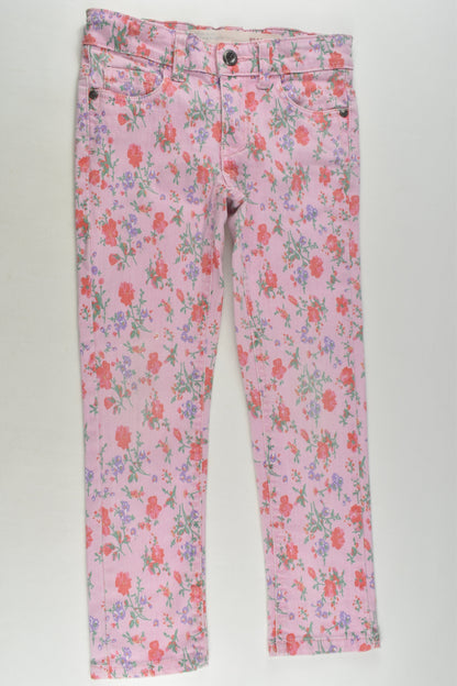Cotton On Kids Size 5 Floral Denim Pants
